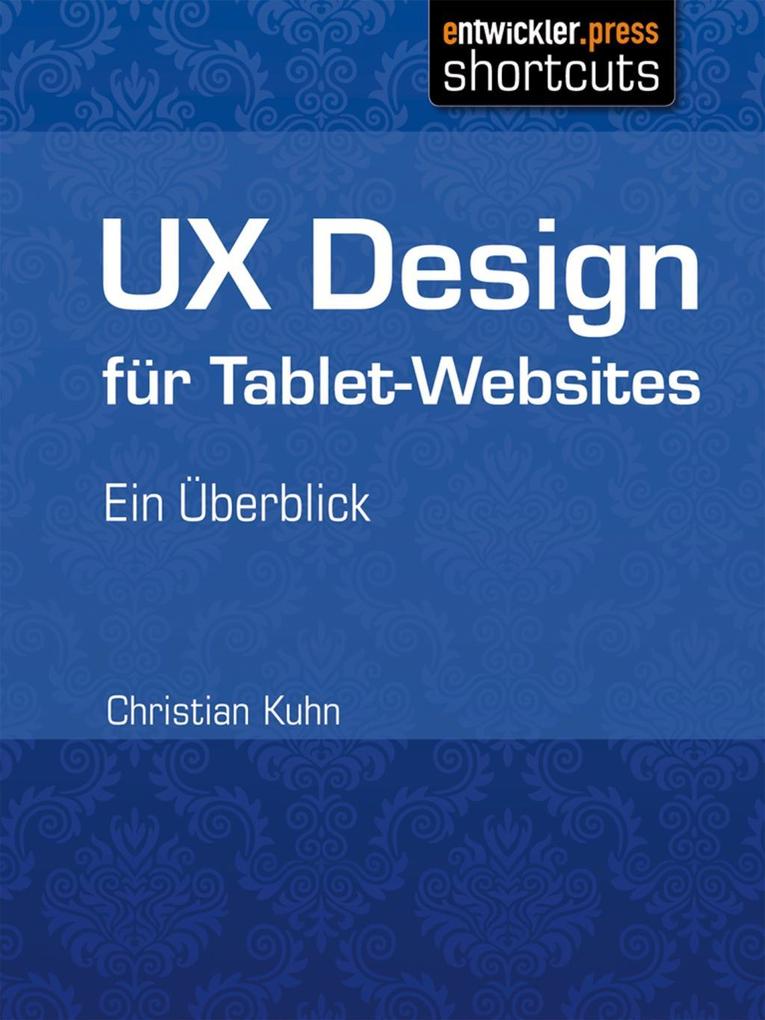 Produktbild: UX Design für Tablet-Websites | Christian Kuhn