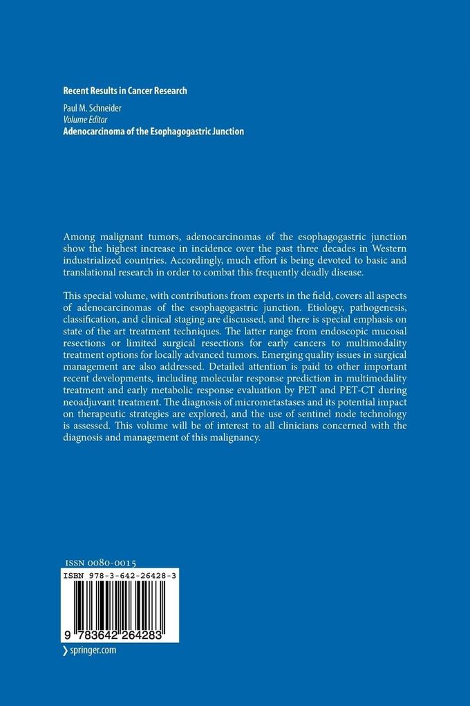 Weitere Ansicht: Adenocarcinoma of the Esophagogastric Junction