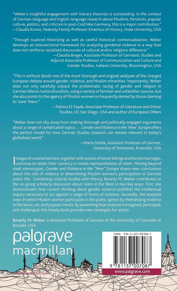Weitere Ansicht: Violence and Gender in the New Europe | B. Weber