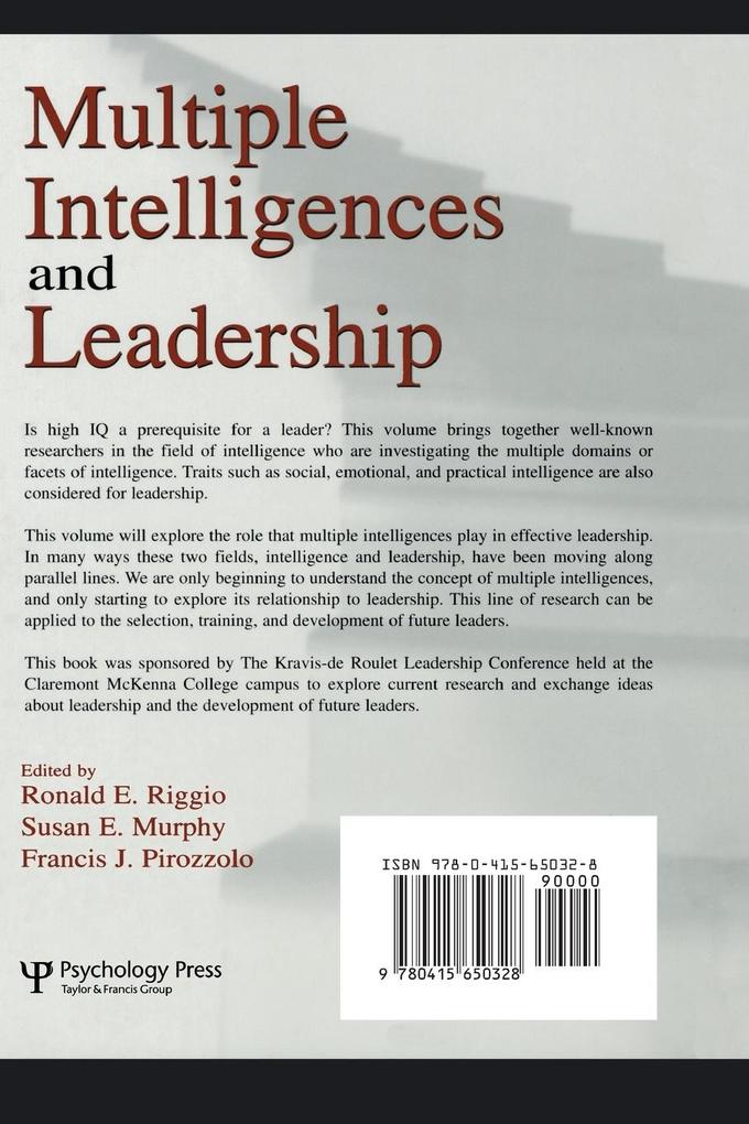 Weitere Ansicht: Multiple Intelligences and Leadership