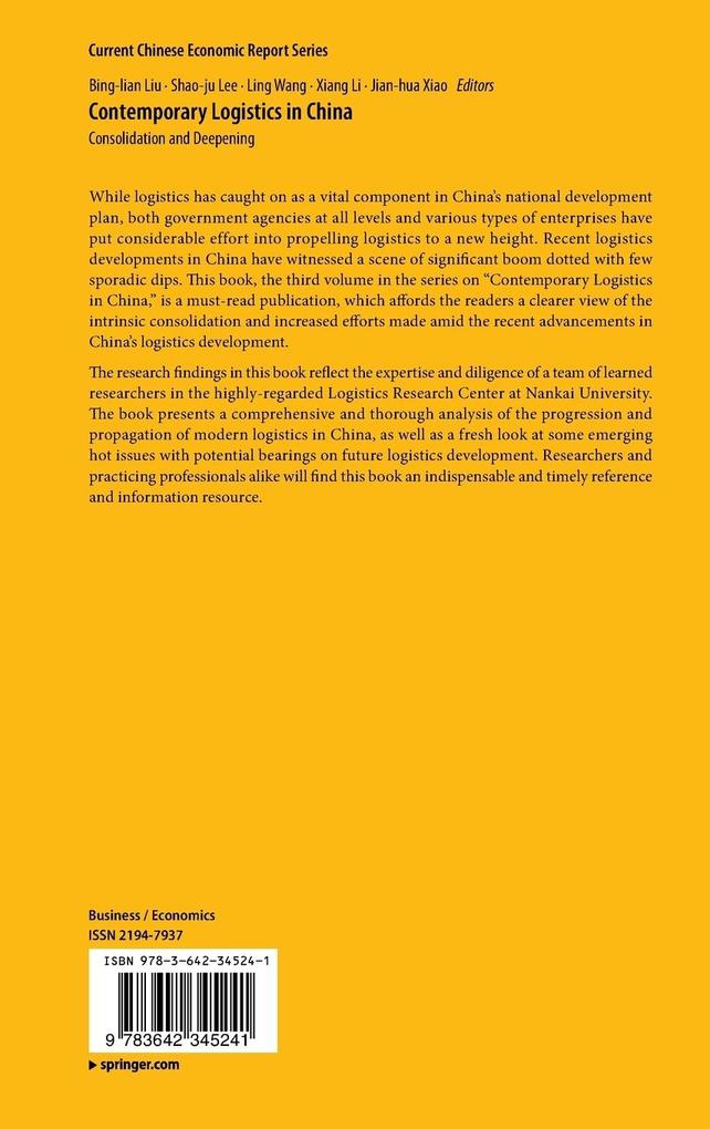 Weitere Ansicht: Contemporary Logistics in China