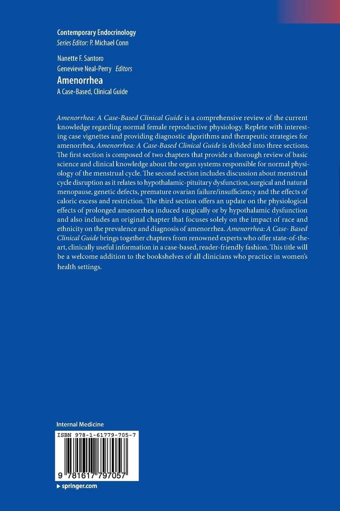 Weitere Ansicht: Amenorrhea