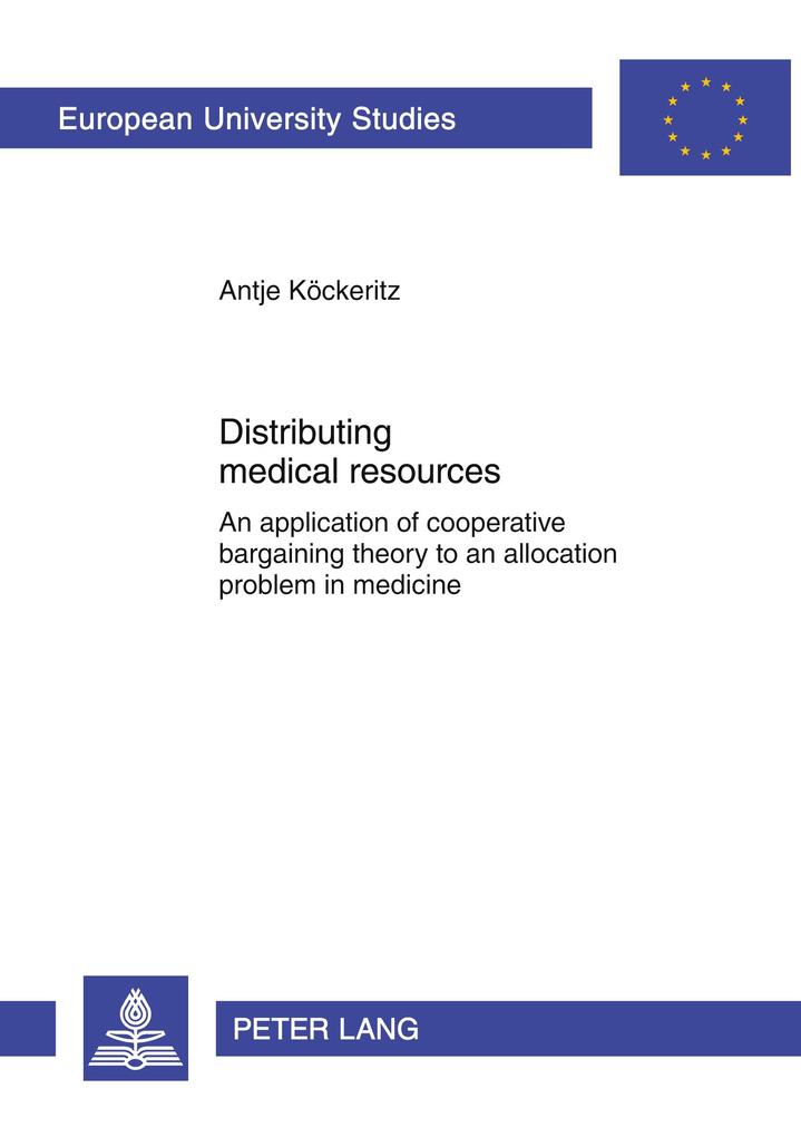 Produktbild: Distributing medical resources | Antje Köckeritz