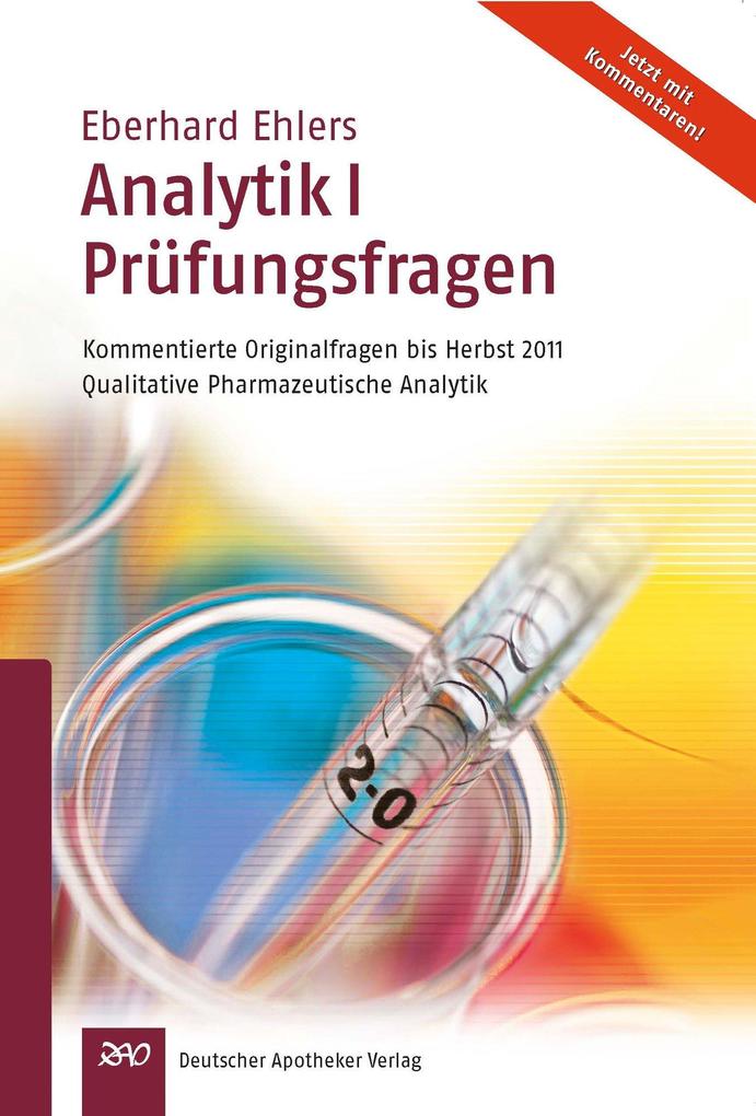 Produktbild: Ehlers, Analytik I Prüfungsfragen | Eberhard Ehlers