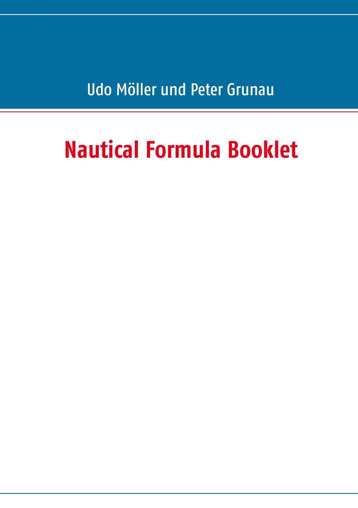 Produktbild: Nautical Formula Booklet | Peter Grunau, Udo Möller