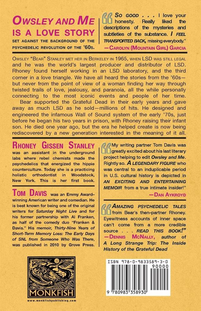 Weitere Ansicht: Owsley and Me | Rhoney Gissen Stanley, Tom Davis