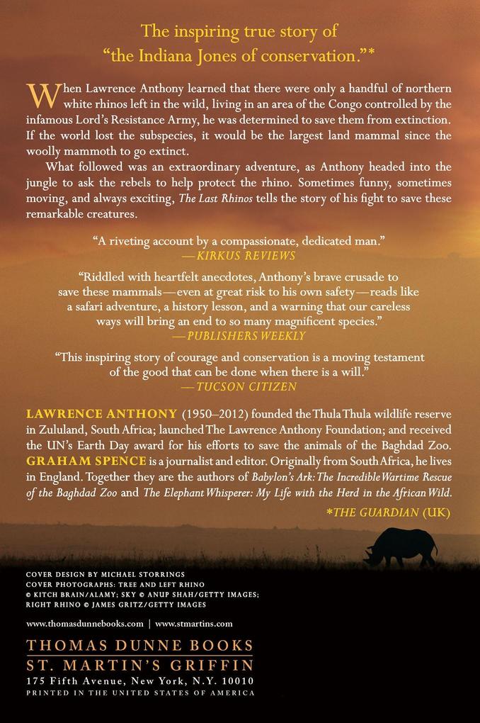 Weitere Ansicht: Last Rhinos | Lawrence Anthony