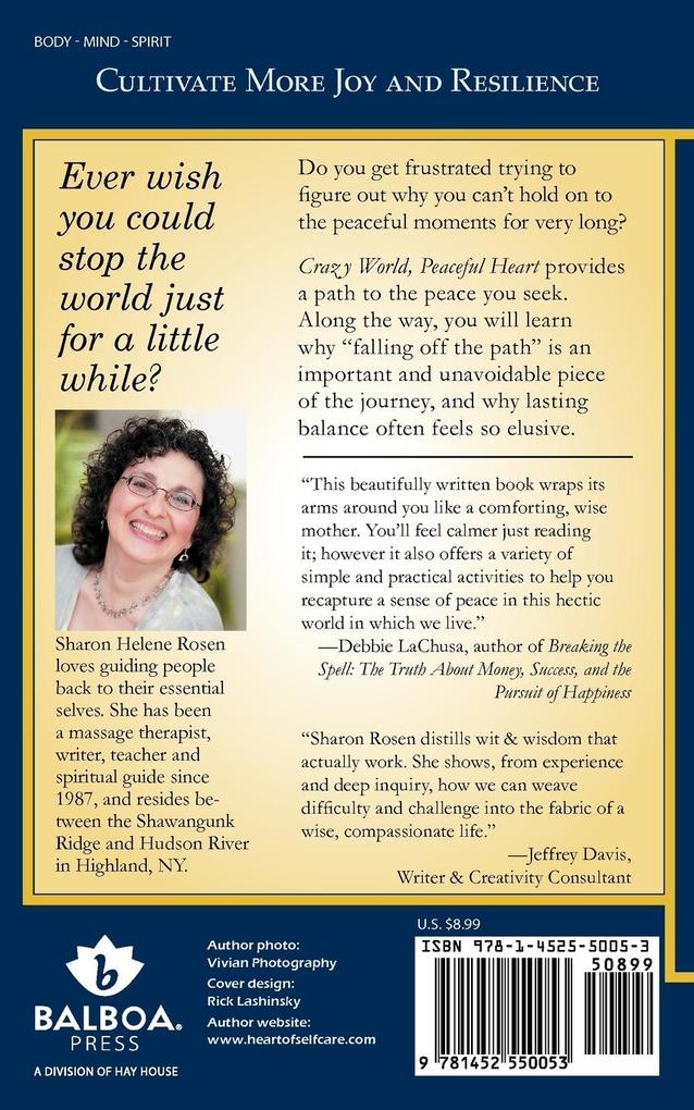 Weitere Ansicht: Crazy World, Peaceful Heart | Sharon Helene Rosen