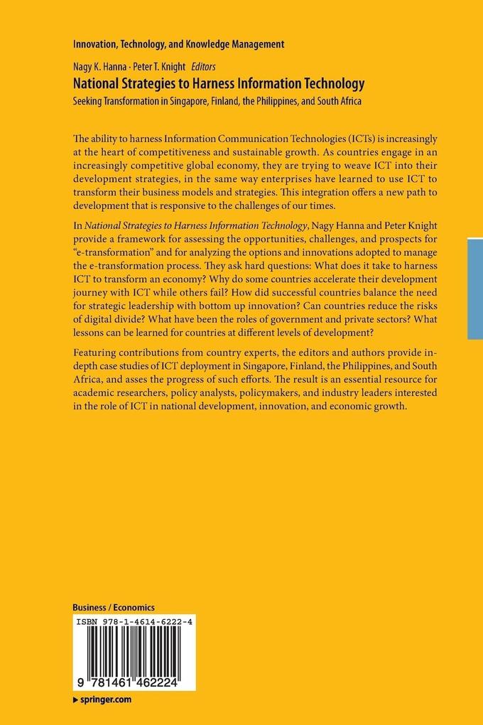 Weitere Ansicht: National Strategies to Harness Information Technology