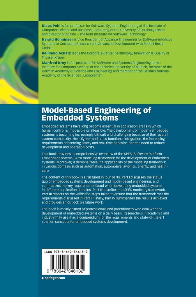 Weitere Ansicht: Model-Based Engineering of Embedded Systems