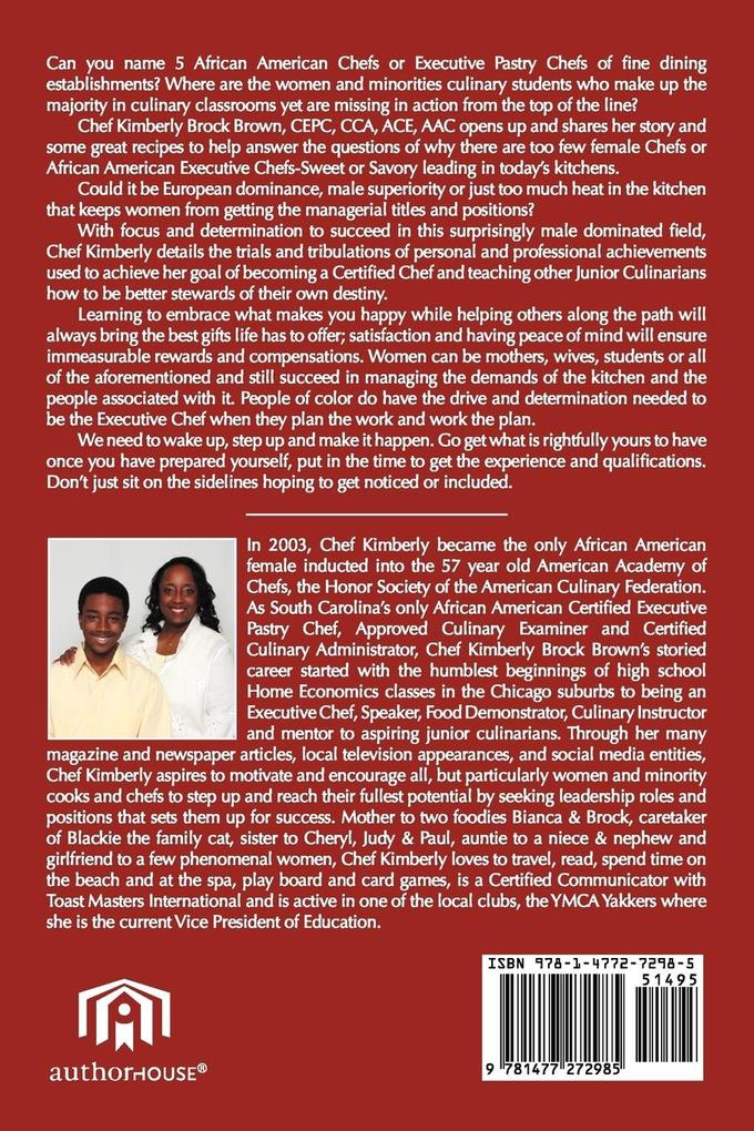 Weitere Ansicht: Here I Am! | Chef Kimberly Brock Brown Cepc Cca Ace