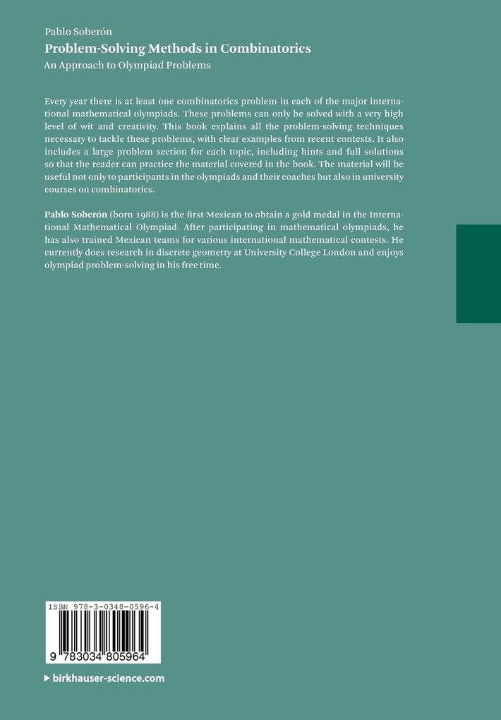 Weitere Ansicht: Problem-Solving Methods in Combinatorics | Pablo Soberón