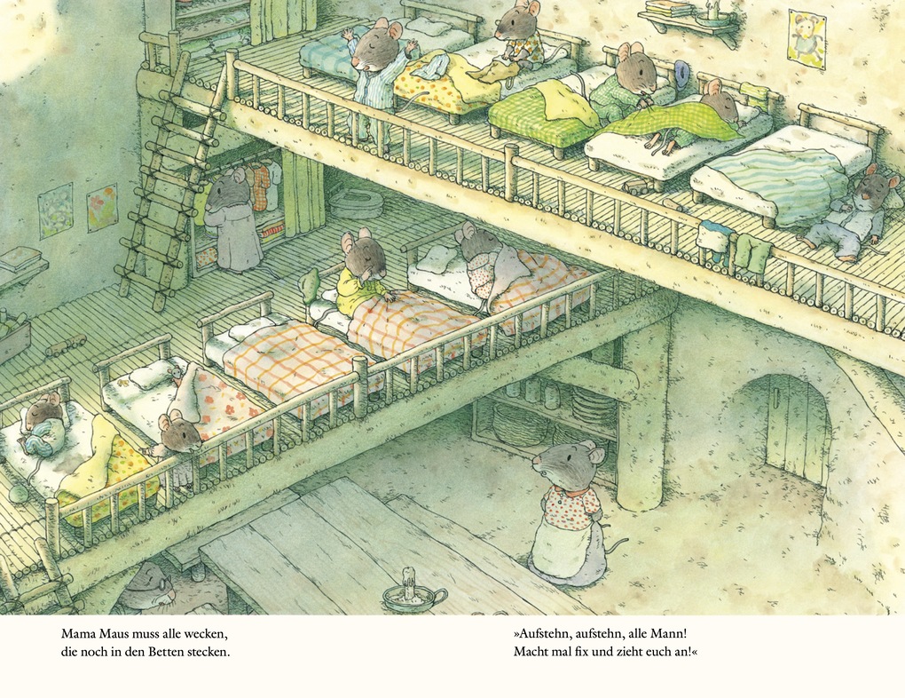 Weitere Ansicht: Familie Maus macht Frühstück | Kazuo Iwamura, Rose Pflock