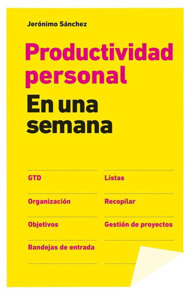 Produktbild: Productividad personal en una semana | Jerónimo Sánchez