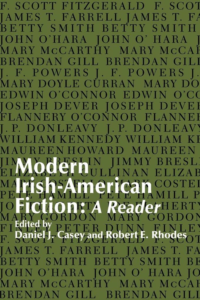 Modern Irish-American Fiction als Taschenbuch