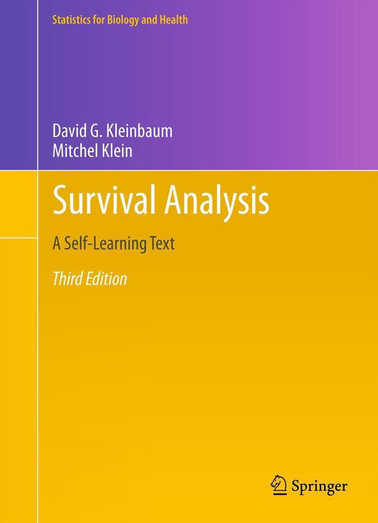 Produktbild: Survival Analysis | David G. Kleinbaum, Mitchel Klein