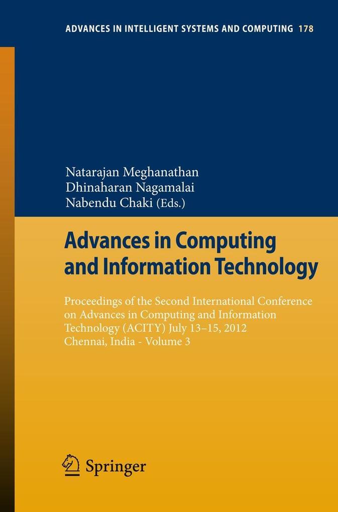 Produktbild: Advances in Computing and Information Technology