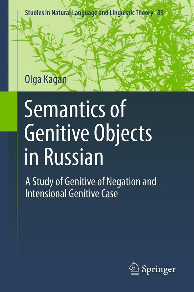 Produktbild: Semantics of Genitive Objects in Russian | Olga Kagan