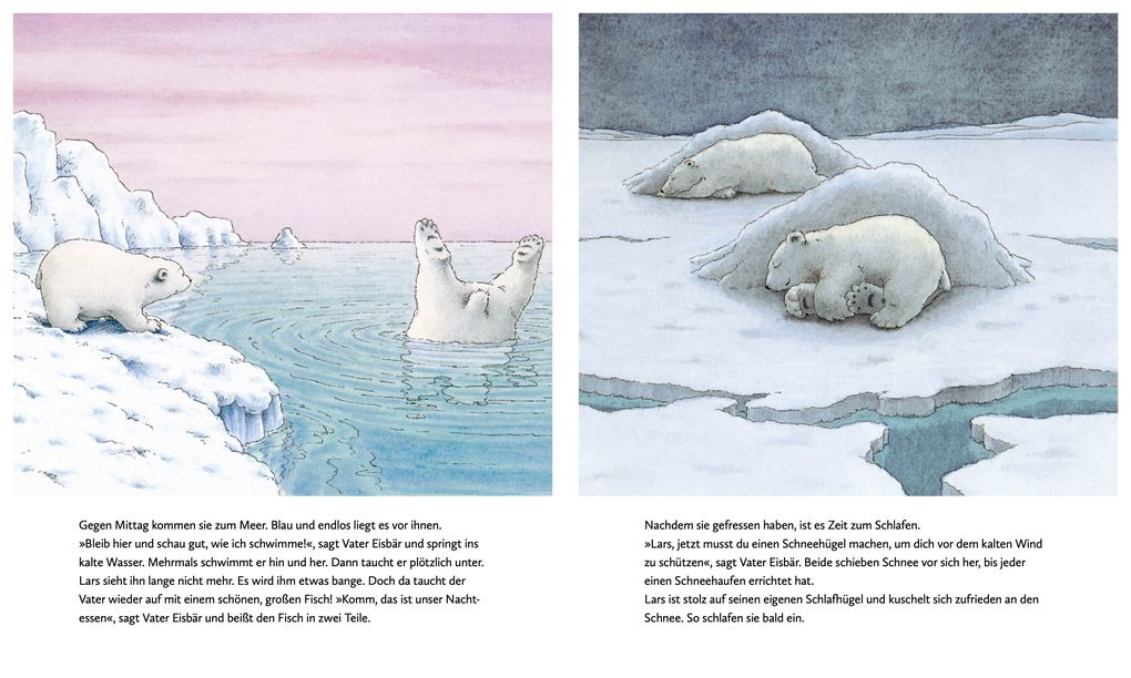 Weitere Ansicht: Kleiner Eisbär - Wohin fährst du, Lars? | Hans de Beer
