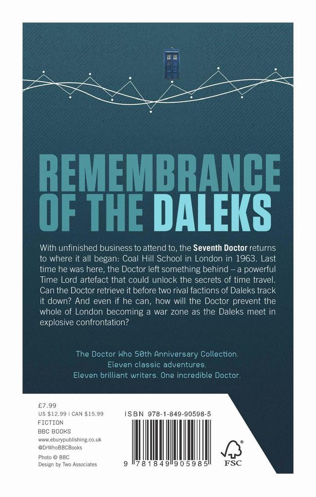 Weitere Ansicht: Doctor Who: Remembrance of the Daleks | Ben Aaronovitch