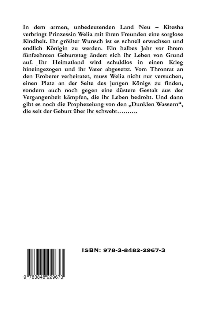 Weitere Ansicht: Welia - Dunkle Wasser | Osberga Balko
