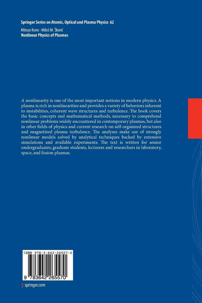 Weitere Ansicht: Nonlinear Physics of Plasmas | Mitsuo Kono, Milos Skoric