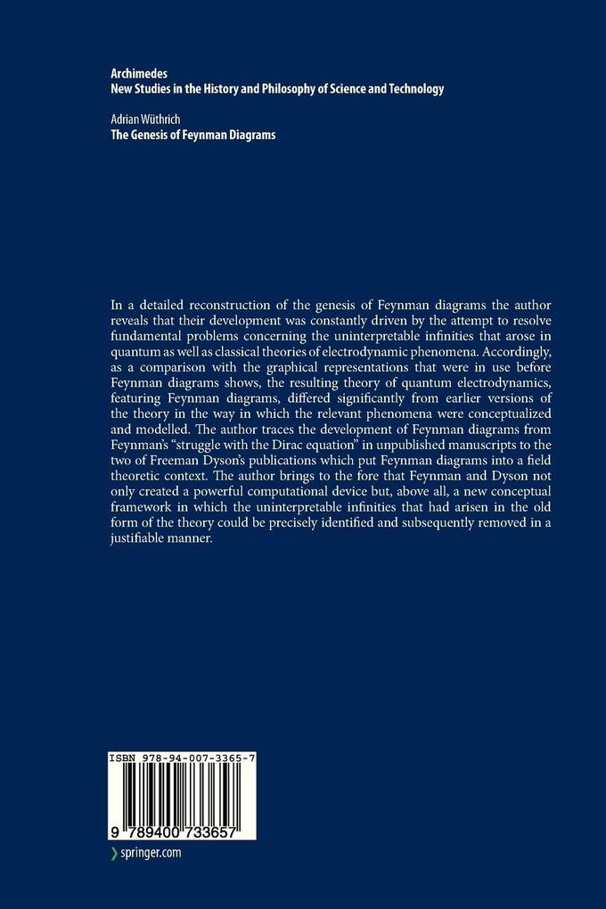 Weitere Ansicht: The Genesis of Feynman Diagrams | Adrian Wüthrich