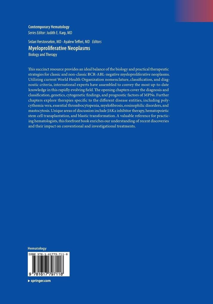 Weitere Ansicht: Myeloproliferative Neoplasms