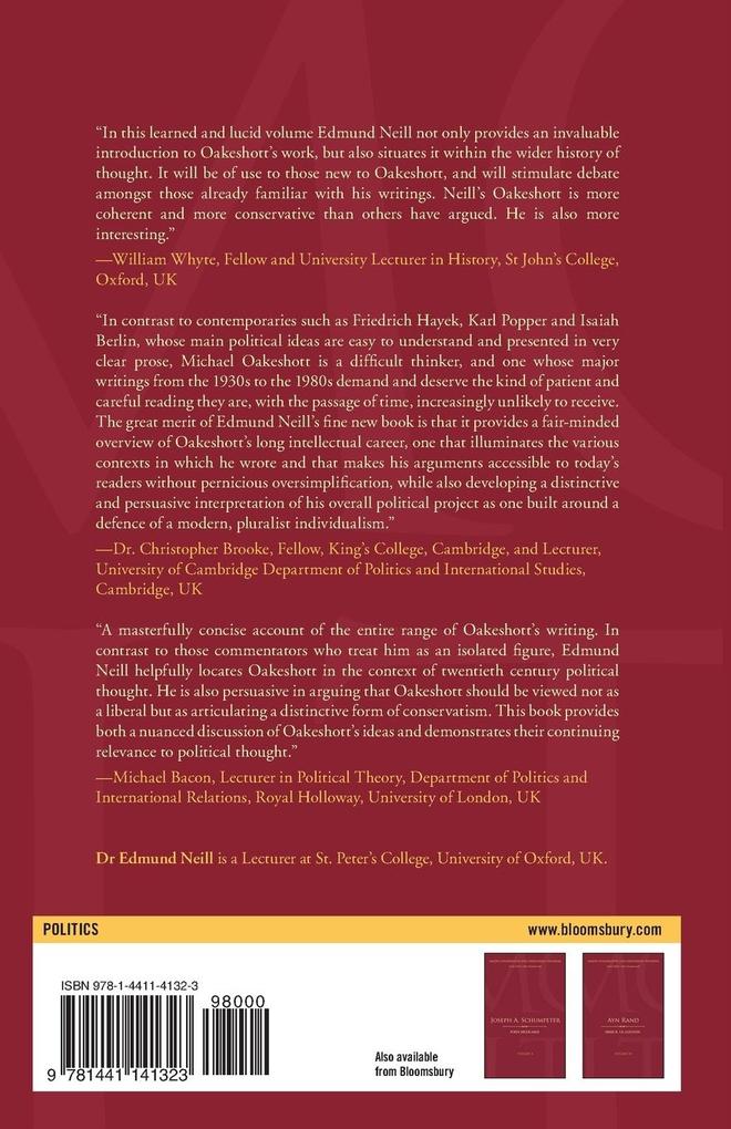 Weitere Ansicht: Michael Oakeshott | Edmund Neill