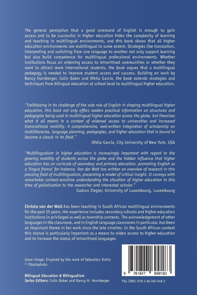 Weitere Ansicht: Multilingual Higher Education | Christa van der Walt