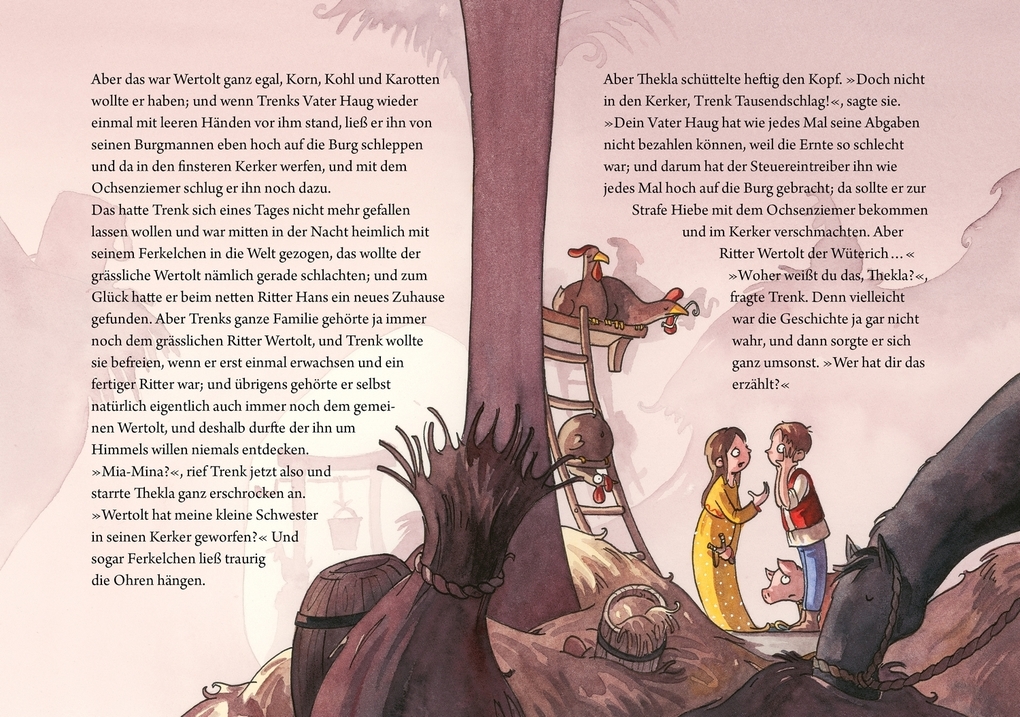 Weitere Ansicht: Der kleine Ritter Trenk und der ganz gemeine Zahnwurm | Kirsten Boie