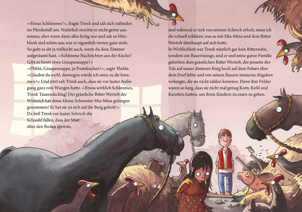 Weitere Ansicht: Der kleine Ritter Trenk und der ganz gemeine Zahnwurm | Kirsten Boie