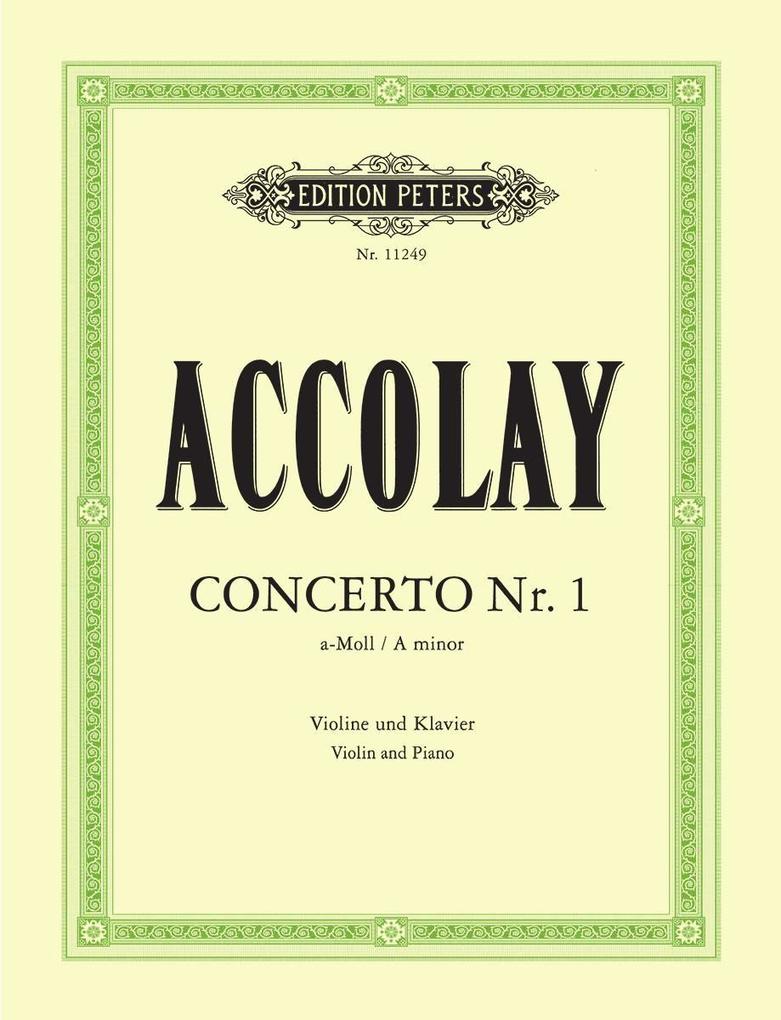 Produktbild: Concertino a-Moll | Jean Baptiste Accolay