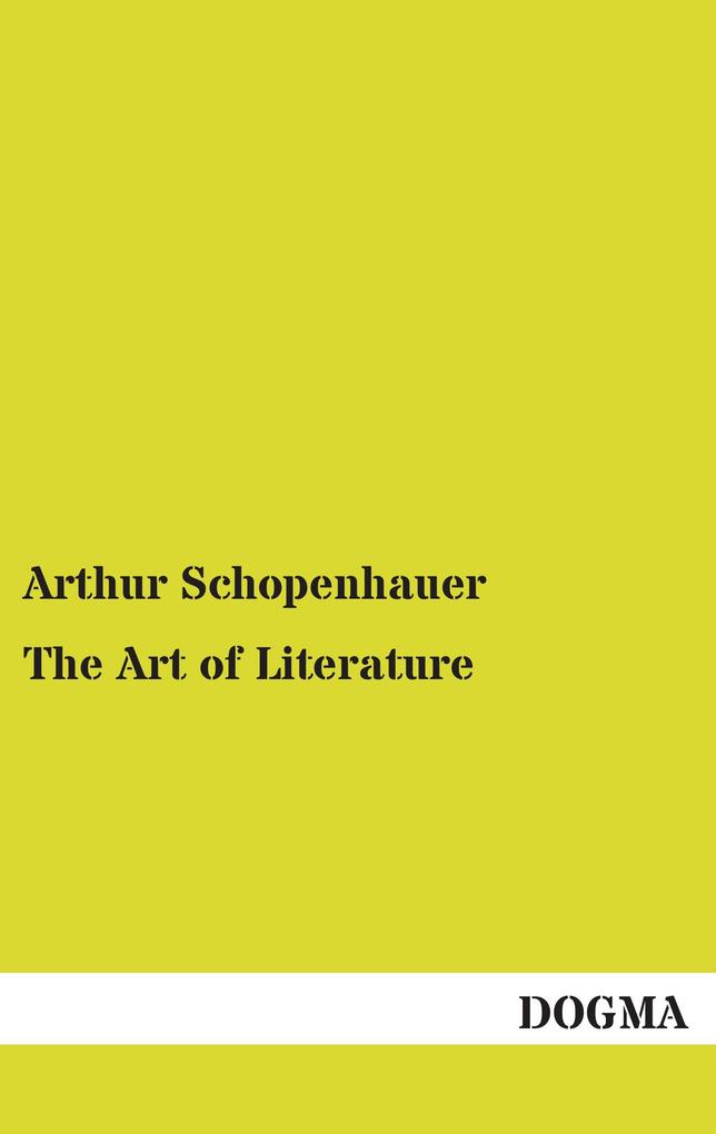 Produktbild: The Art of Literature | Arthur Schopenhauer