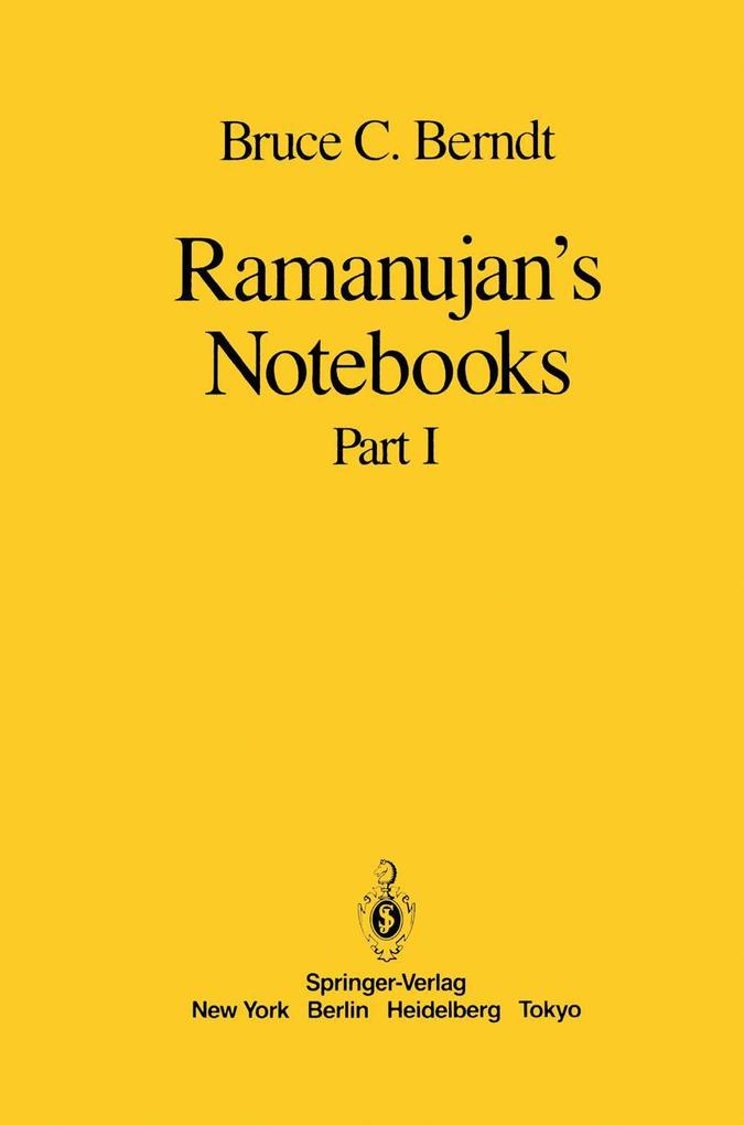Produktbild: Ramanujan's Notebooks | Bruce C. Berndt