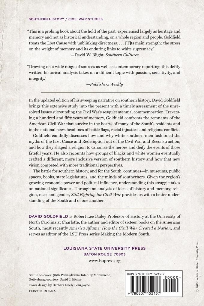 Weitere Ansicht: Still Fighting the Civil War | David Goldfield