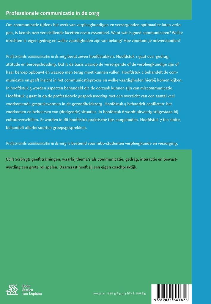 Weitere Ansicht: Professionele communicatie in de zorg | O. Seebregts