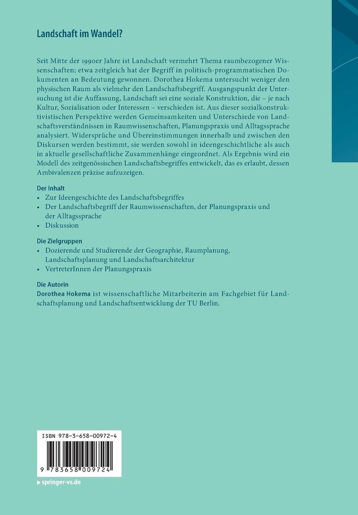 Weitere Ansicht: Landschaft im Wandel? | Dorothea Hokema