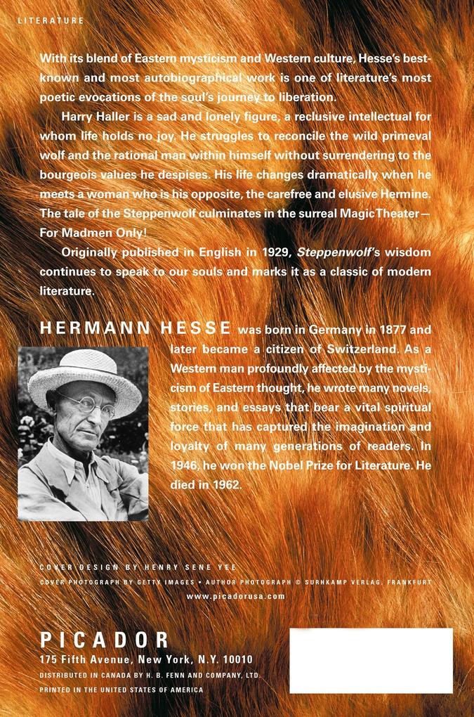 Weitere Ansicht: Steppenwolf | Hermann Hesse