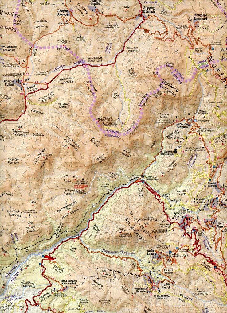 Weitere Ansicht: Topografische Bergwanderkarte 8.1. Taigetos 1 : 50 000