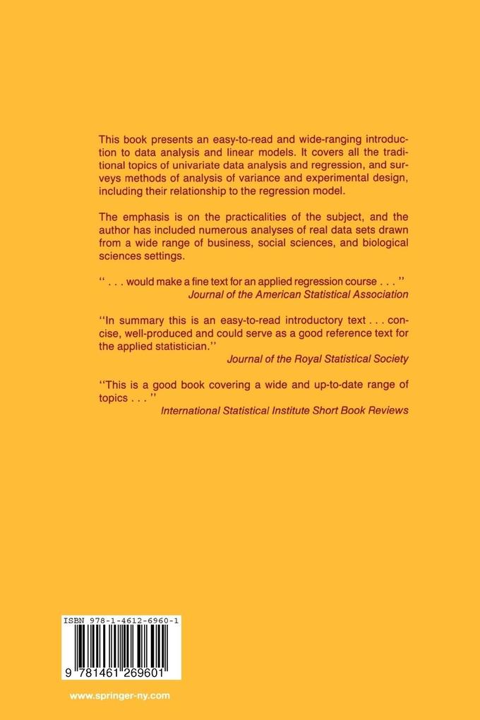 Weitere Ansicht: Applied Multivariate Data Analysis | J. D. Jobson