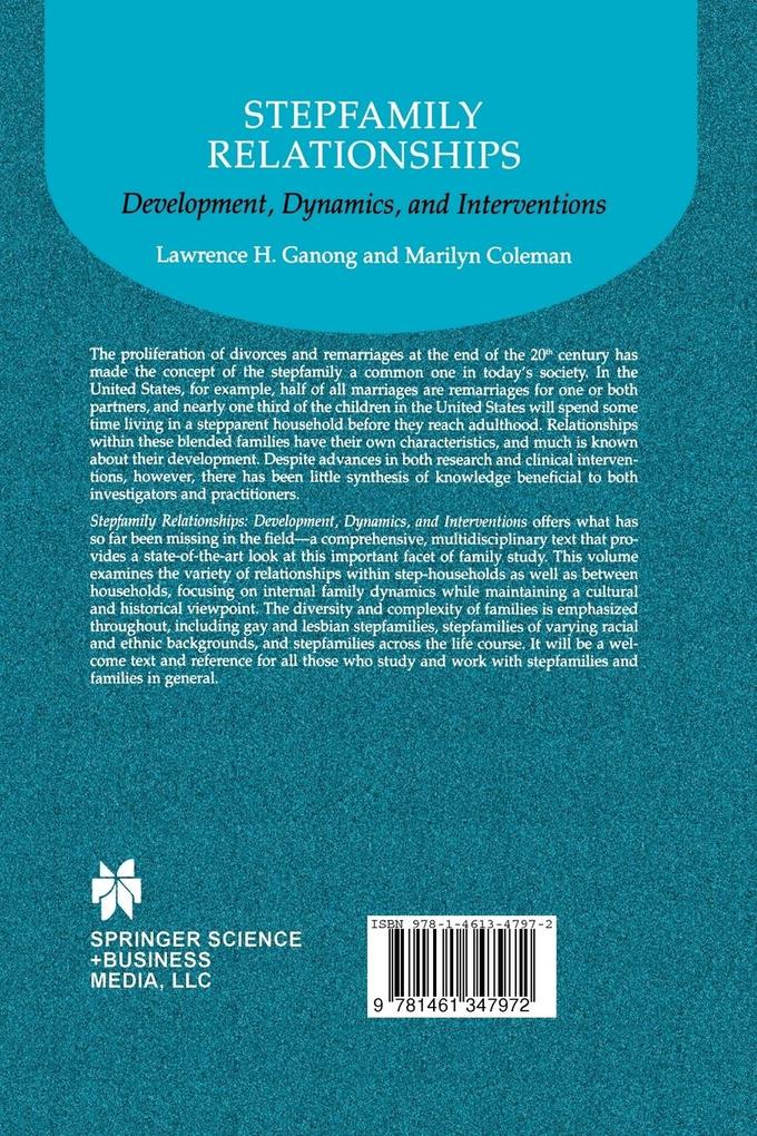 Weitere Ansicht: Stepfamily Relationships | Marilyn Coleman, Lawrence H. Ganong