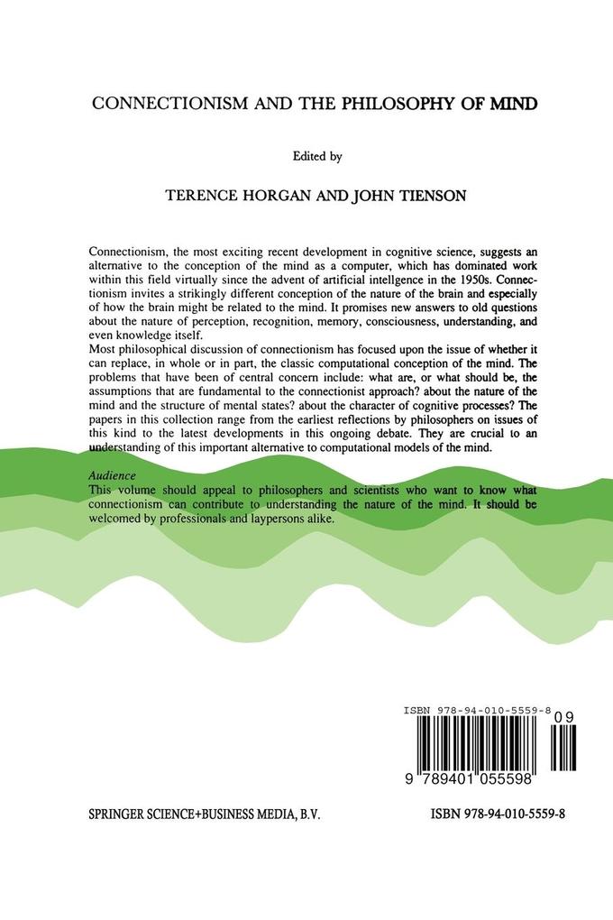 Weitere Ansicht: Connectionism and the Philosophy of Mind