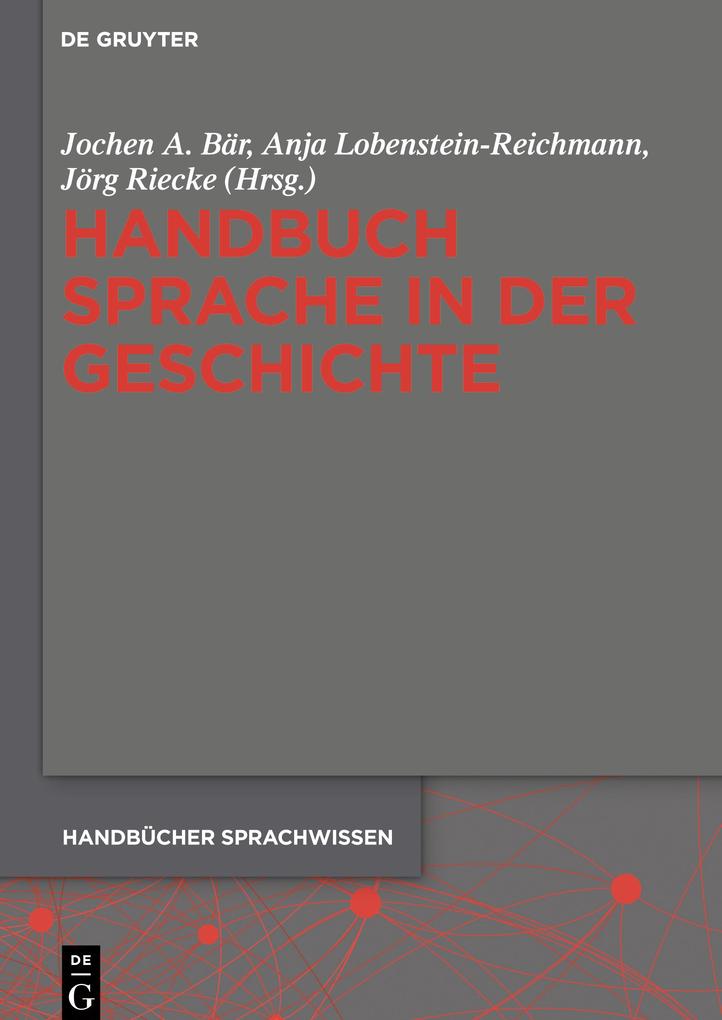 Produktbild: Handbuch Sprache in der Geschichte