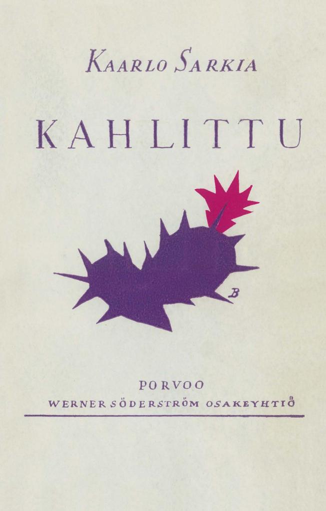 Produktbild: Kahlittu | Kaarlo Sarkia