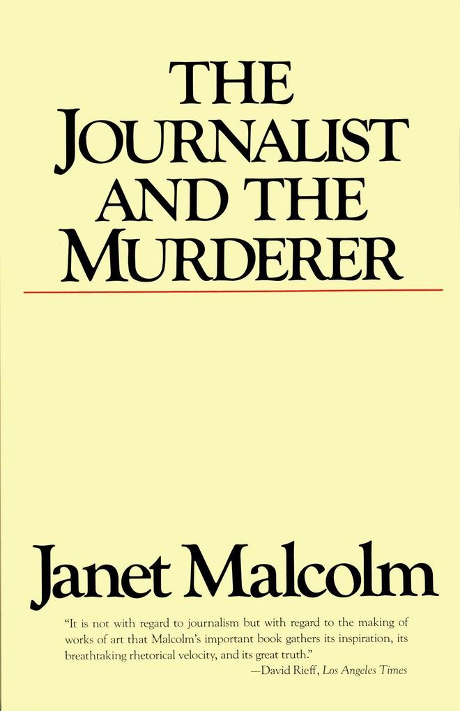 The Journalist and the Murderer als Taschenbuch