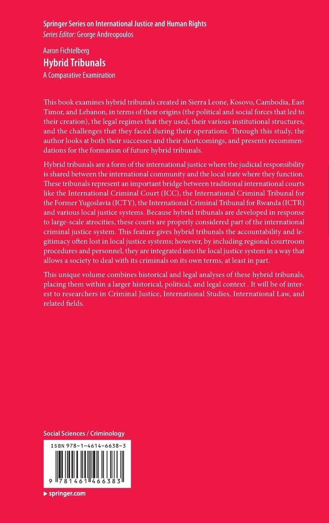 Weitere Ansicht: Hybrid Tribunals | Aaron Fichtelberg