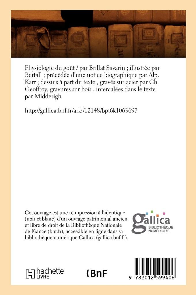 Weitere Ansicht: Physiologie Du Goût (Éd.1848) | Jean Anthelme Brillat-Savarin