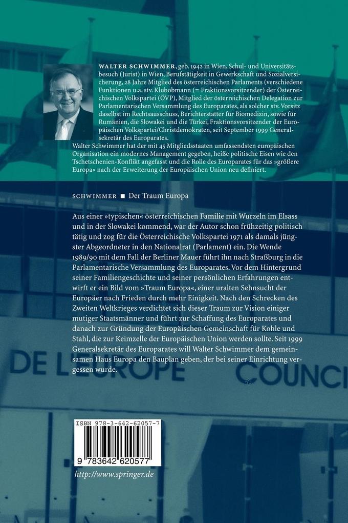 Weitere Ansicht: Der Traum Europa | Walter Schwimmer