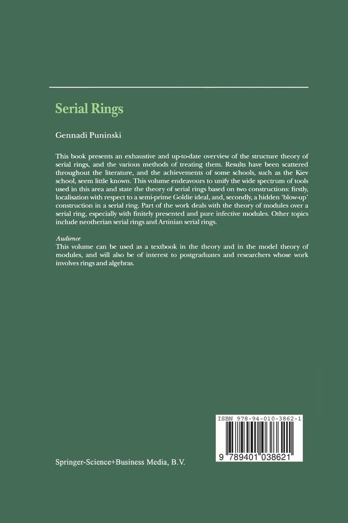 Weitere Ansicht: Serial Rings | G. Puninski